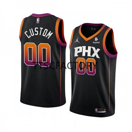 NBA Mænd Trøje Phoenix Suns Custom Jordan 2022-23 Statement Edition Sort Swingman